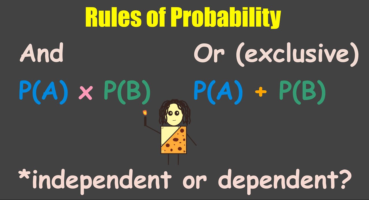 Rules of Probability - Independent, Dependent, And, Or