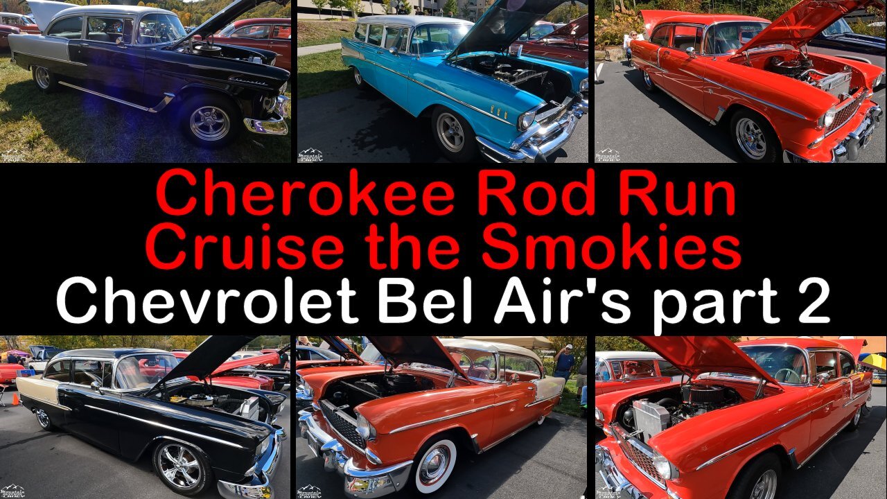 10-14-23 Cherokee Rod Run Cruise the Smokies - Chevrolet Bel Airs part 2