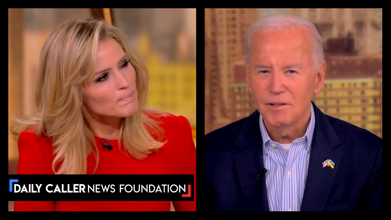 Joe Biden Asked If Nancy Pelosi "Forced" Him Out Of Race On "The View"