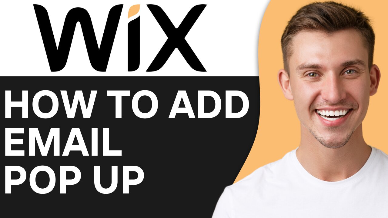 HOW TO ADD EMAIL POP UP ON WIX