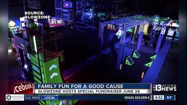 GlowZone famiy fun for a good cause