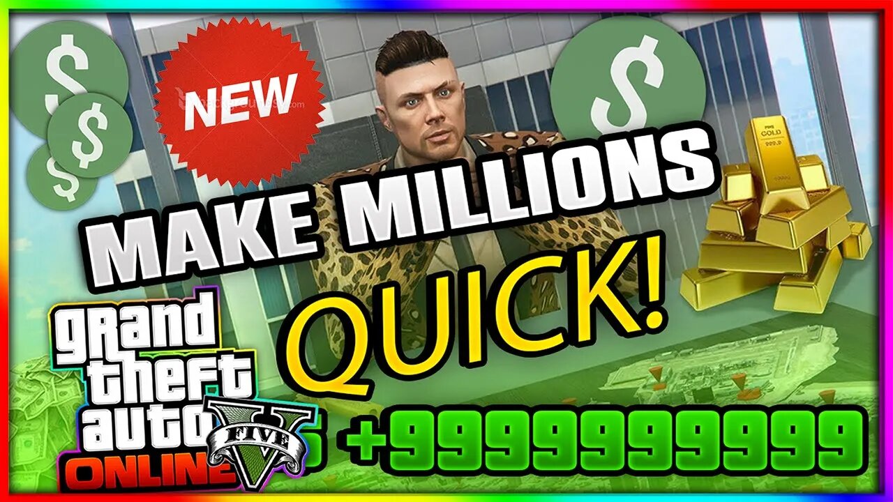 The 5 Best Ways To Make Millions In GTA 5 Online!! (DO These Now!)