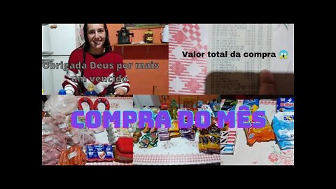 Compra do mês pra 5 pessoas- Valor total de uma compra no Paraná