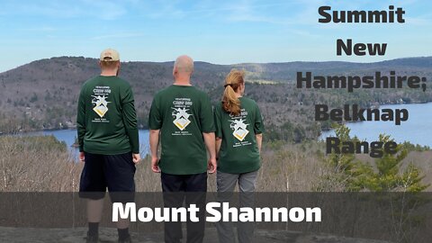 Summit New Hampshire; The Belknaps: Mount Shannon