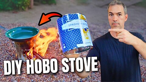 I Built a Hobo Stove From Junk