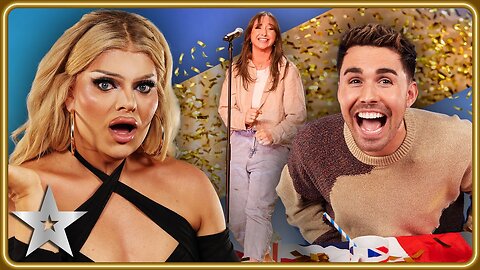 GOLDEN BUZZER REACTIONS from Joe Baggs, Harriet Rose, Kitty Scott Claus and more _ BGT Reacts