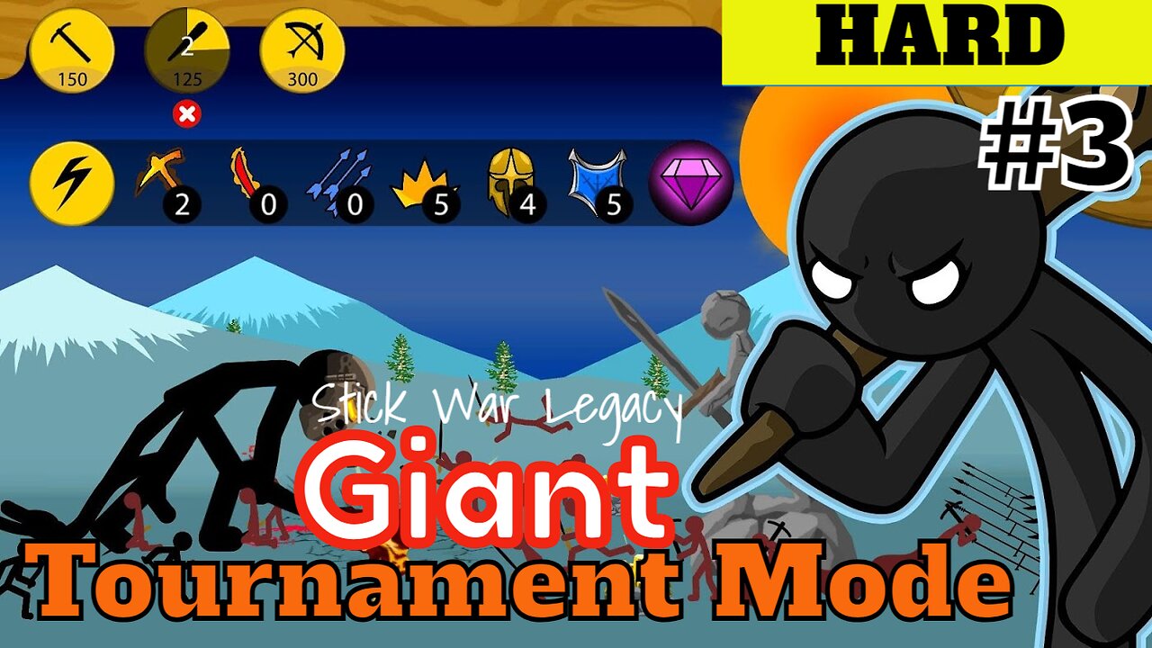 Tournament Mode | Levels Hard | 3rd Round | Giant VS Zane