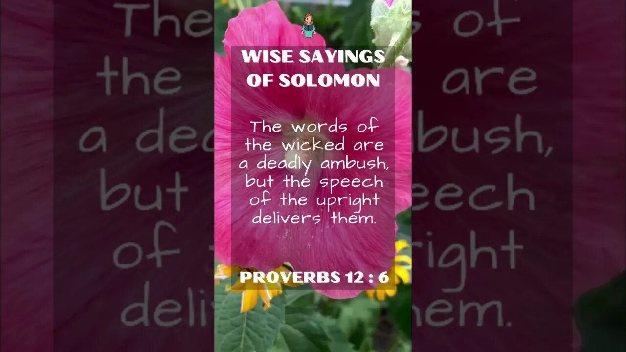 Wise Sayings of Solomon | Proverbs 12:6