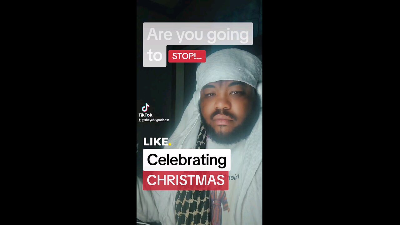 STOP celebrating Christmas!