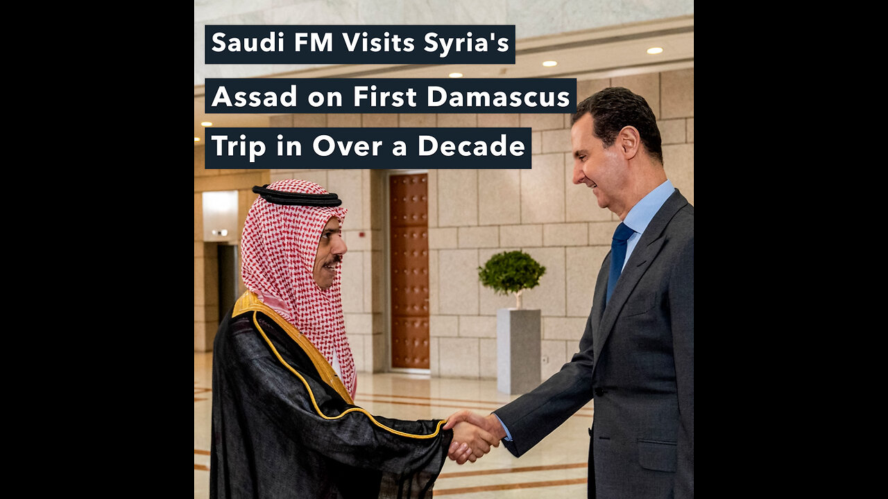 Saudi Arabia's FM arrived in Damascus Tuesday,