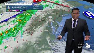 WMAR-2 News Cesar Cornejo's Monday weather update