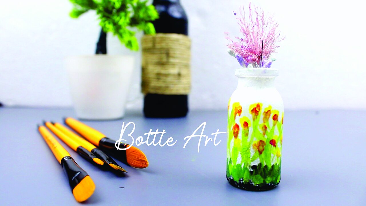 BOTTLE PAINT ART