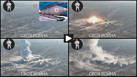 Vovchansk: Russian UMPK ODAB-1500 bomb visiting Ukrainian positions