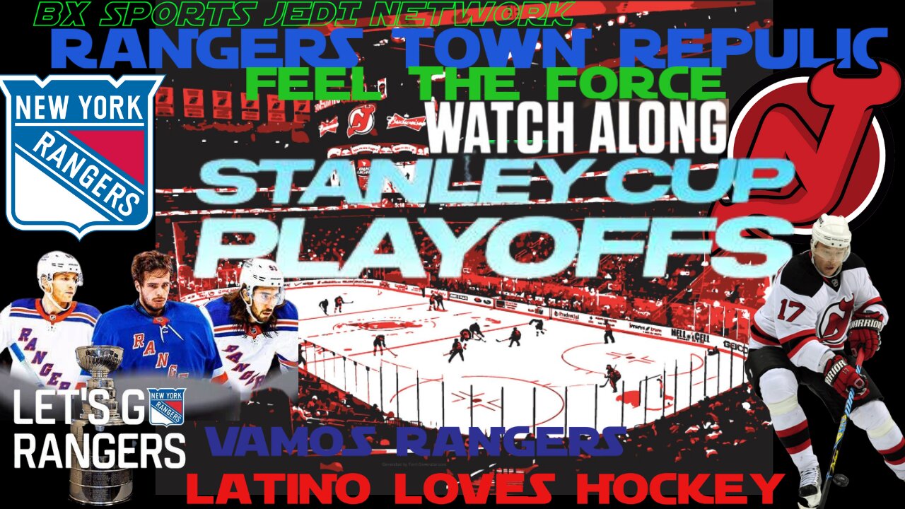 🏒New York Rangers VS New Jersey Devils🏒 NHL PLAYOFFS FIRST ROUND LATINO'S WATCH HOCKEY TOO!