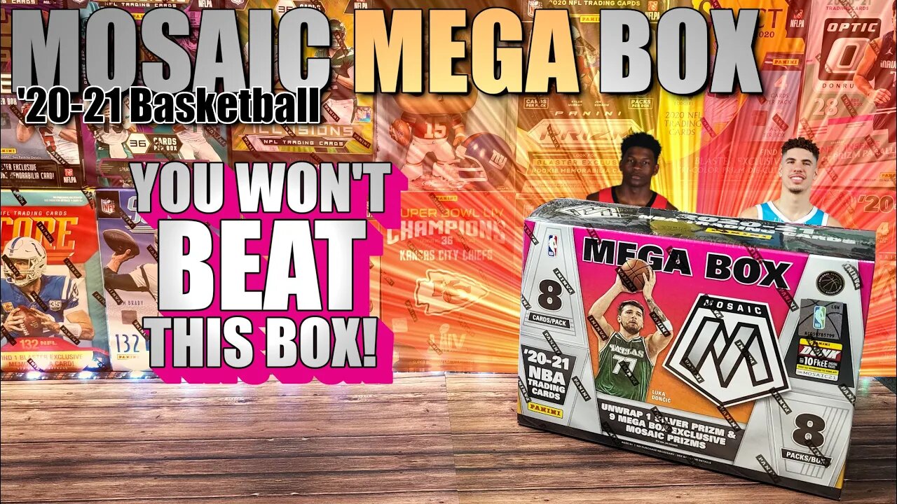 '20-21 Mosaic Basketball MEGA Box | Lamelo Ball & Anthony Edwards Parallels Are Both Pulled! 🔥