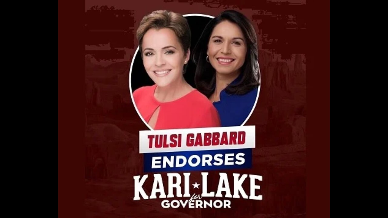 Kari Lake & Tulsi Gabbard Democrats walking away from the Democrat's Parts