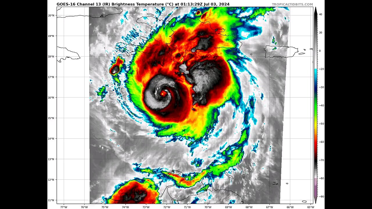 Looks like Hurricane Beryl has formed a second eyewall. Everything about this storm is unprecedented