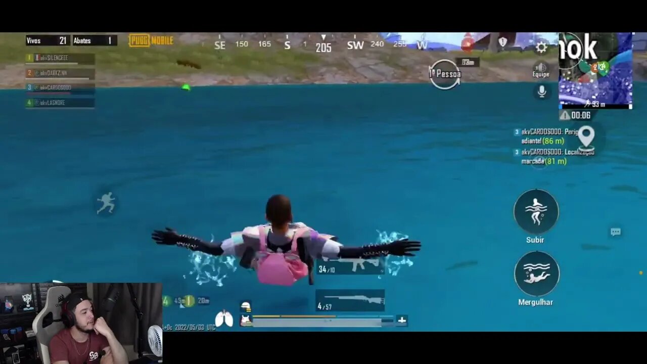 REACT akvDARKZIN - PUBG MOBILE