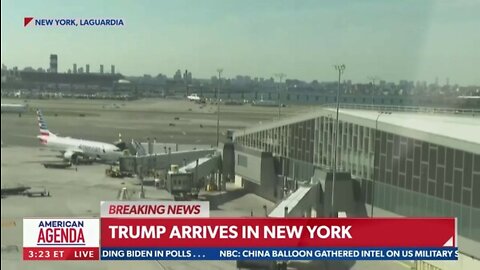 Trump Arrives in New York