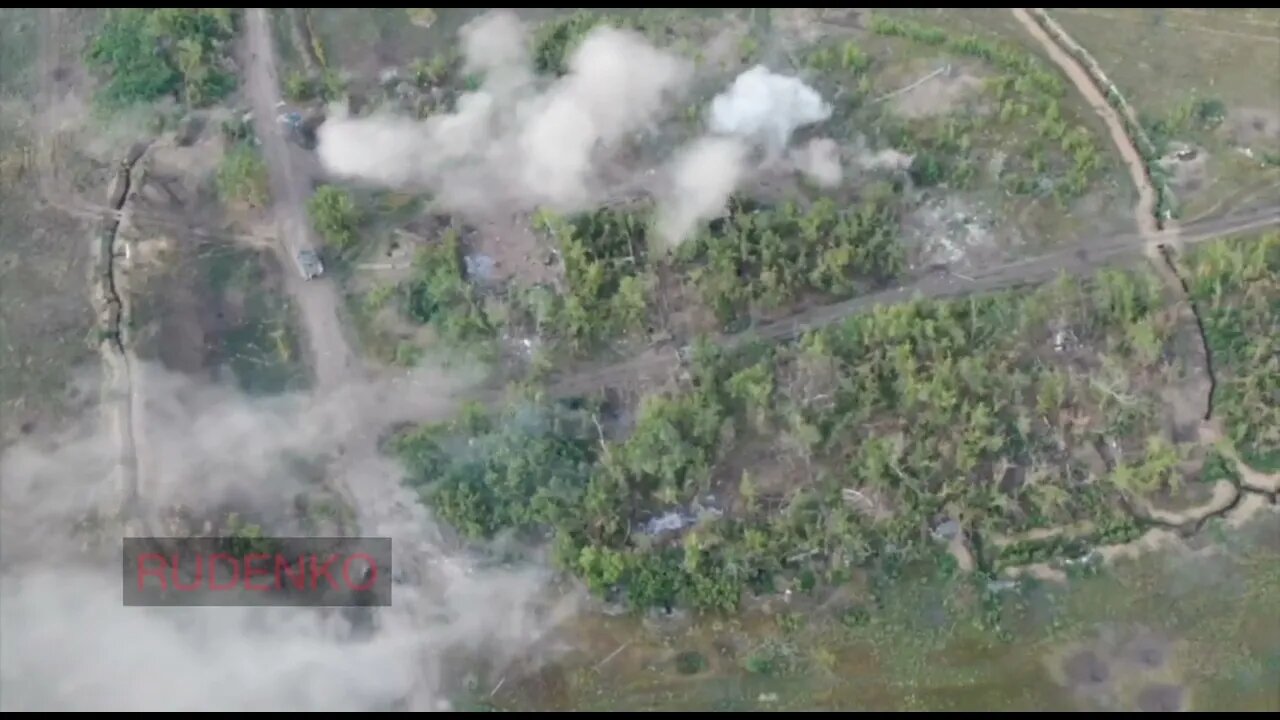 The destruction of enemy reinforcements that went to positions near Avdiivka