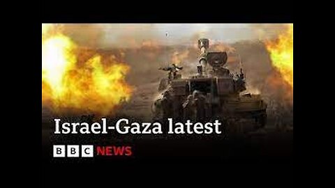 Israel troops mass on Gaza border_ as fighting continues - BBC News