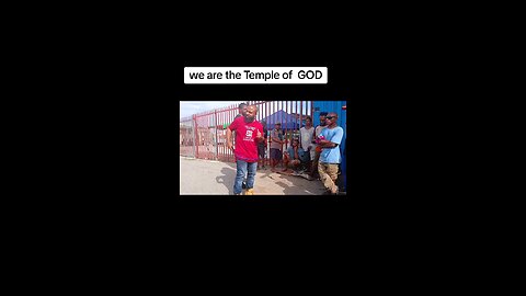 We are the temple of God.