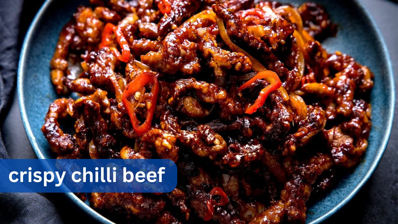 The Crispiest, Tastiest Crispy Chilli Beef EVER! | asmr