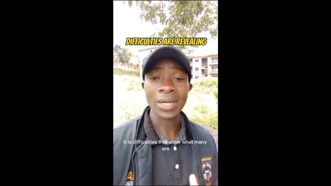 Difficulties Are Revealing #dayodman #unveils #showing #eeyayyahh #motivation