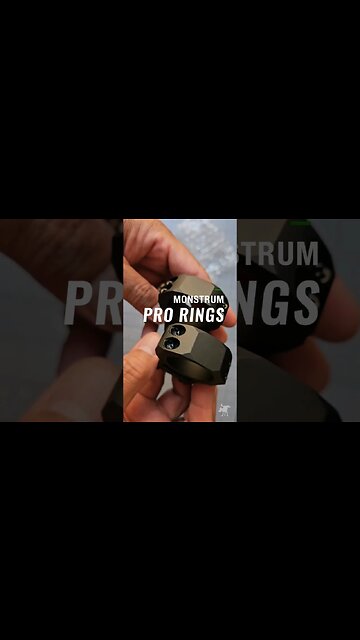 Monstrum Pro scope rings #pewpew #shooting @Monstrumtactical