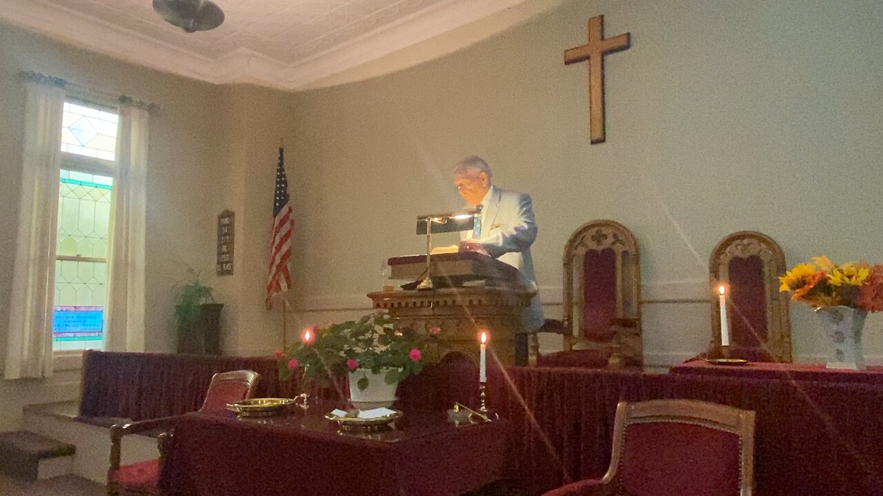 Pastor Jay D. Hobson, Sunday Sermon, Cushman Union Church 10/13/2024