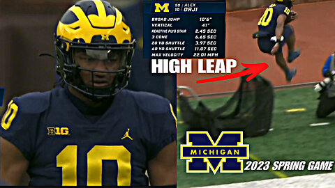 Michigan has a UNBELIEVABLE Athletic QB 😰 ..