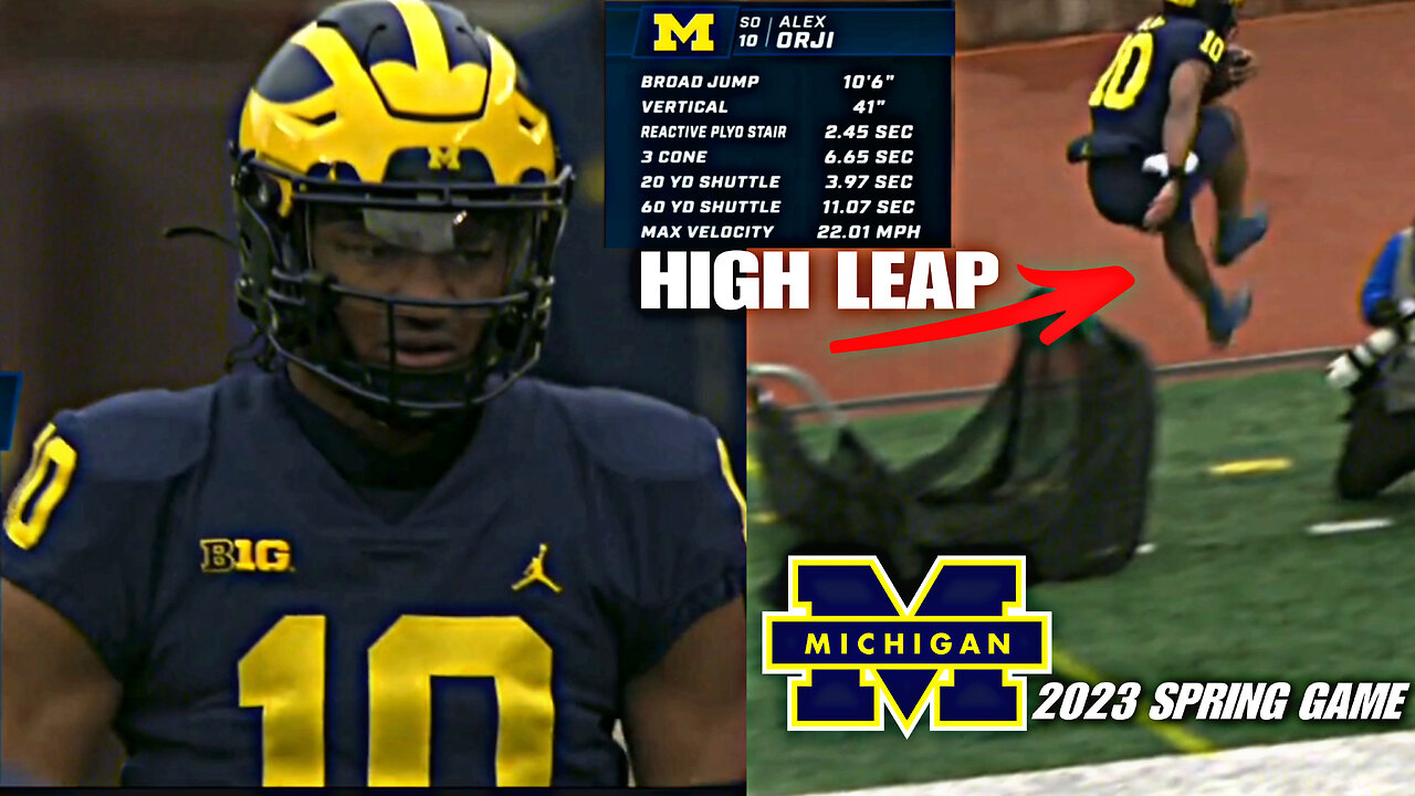 Michigan has a UNBELIEVABLE Athletic QB 😰 ..