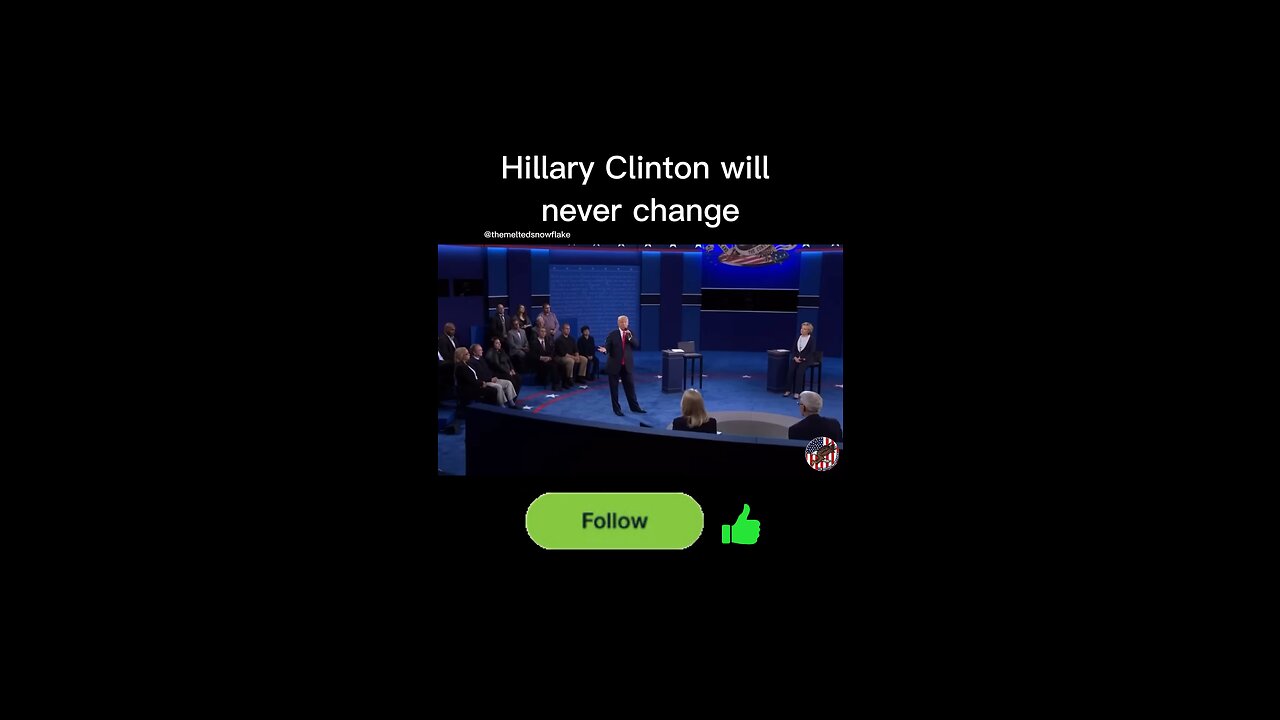 Hillary Clinton will never change