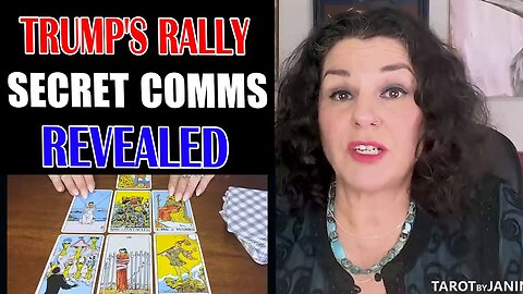 TAROT BY JANINE URGENT MESSAGE ✝️ TRUMP'S RALLY SECRET COMMS: IS THE TIE A SIGNAL?