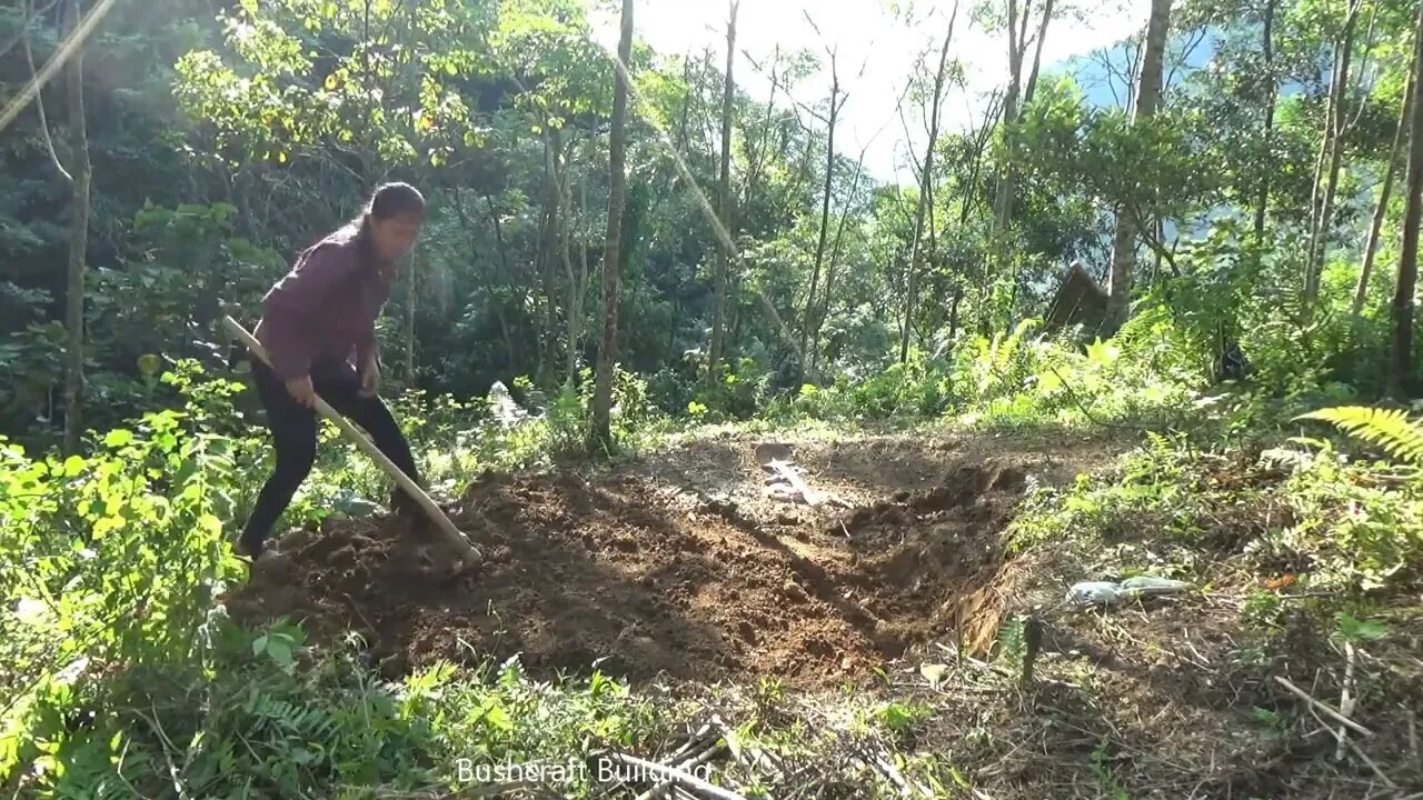 Build complete and warm survival shelter - bushwalk overnight in the wilderness)9