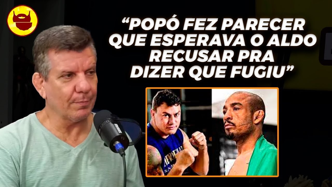 POPÓ QUIS MARCAR UMA LUTA COM ALDO, IMPOSSÍVEL! ELE RECUSOU E DISSERAM QUE FUGIU?