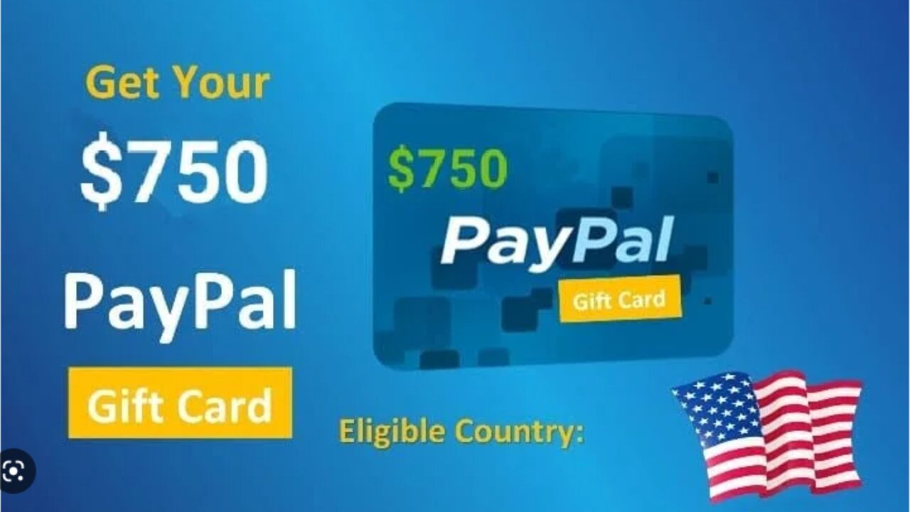 $750 PayPal Gift Card #giftcard #shorts #paypal #paypalgiftcard