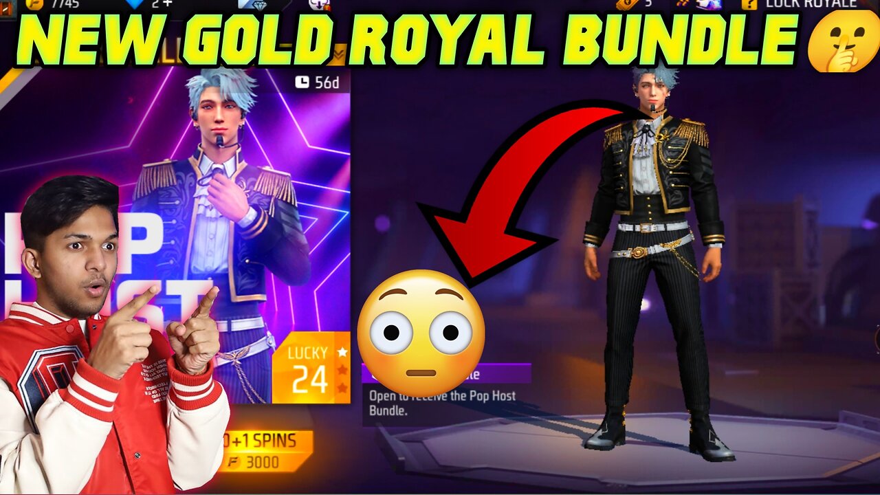 Free Fire 🔥New Special Gold Royal🤯New Weapon Royal & Many More #newevent