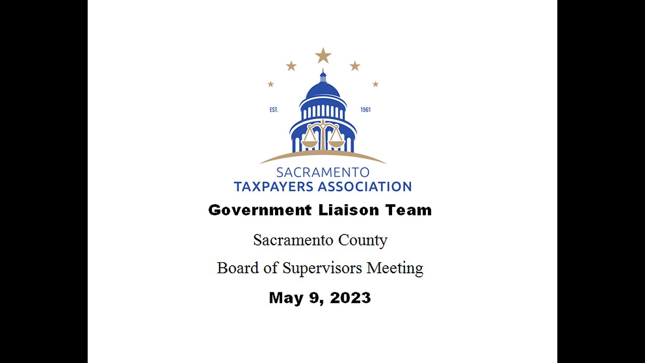 SacTax BOS Meeting Public Comments May 9, 2023