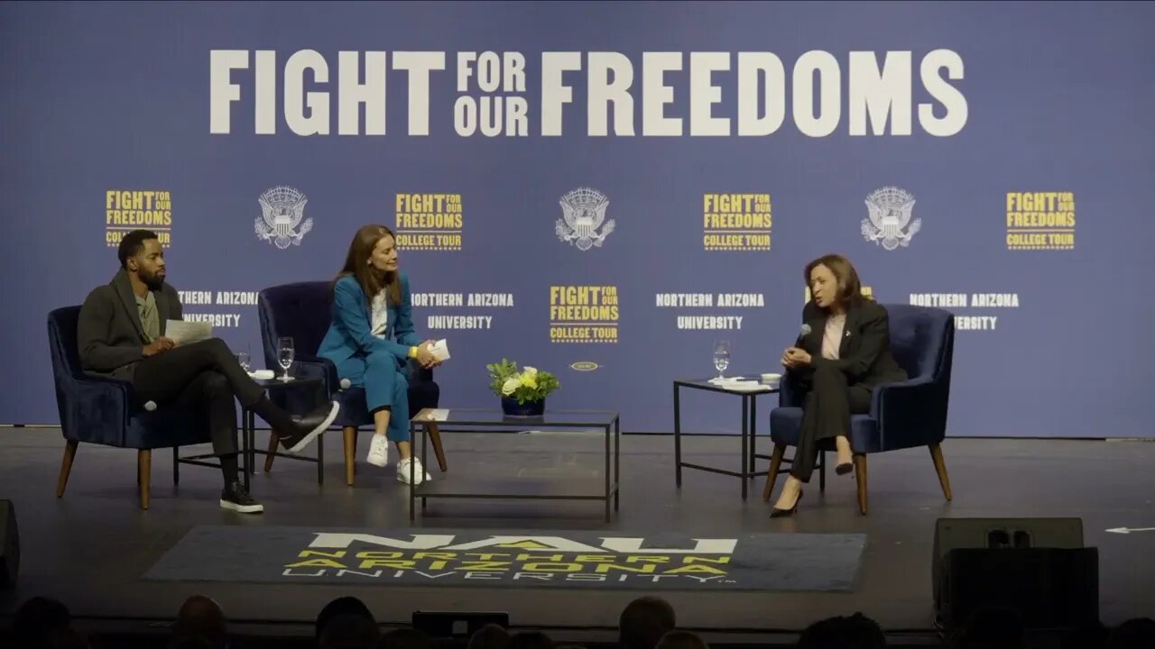 FULL: Kamala Harris Sits Silently As Audience Member Peddles Hamas Propaganda, Then Praises Him