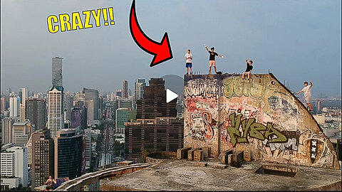 19 - We Bribed a Security Guard to Climb Worlds Tallest Abandoned Skyscraper