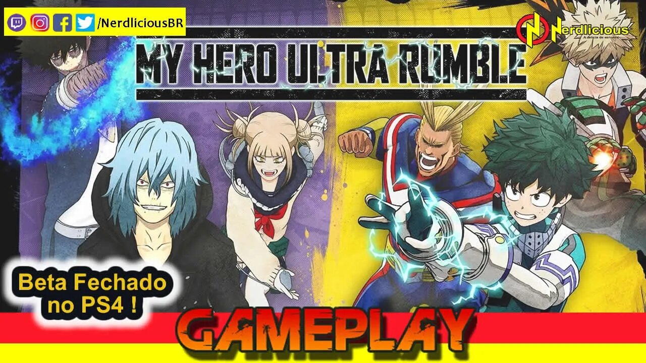 🎮 GAMEPLAY! Testamos MY HERO ULTRA RUMBLE no PS4 durante o Beta Fechado. Confira nossa Gameplay!