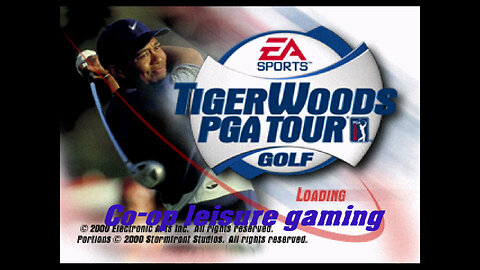 Couch gaming Tiger Woods PGA Tour Golf (PS1)