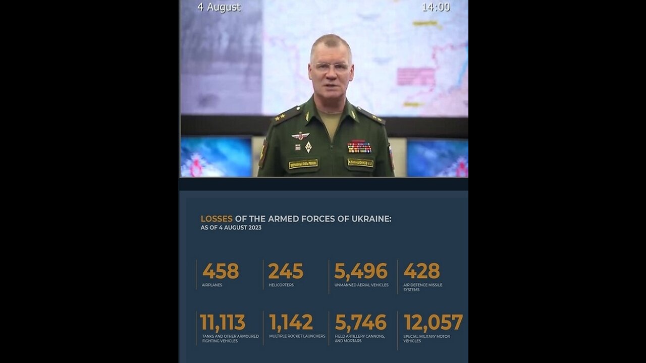 04.08.23 ⚡️Russian Defence Ministry report on the progress of the deNAZIficationMilitaryQperationZ