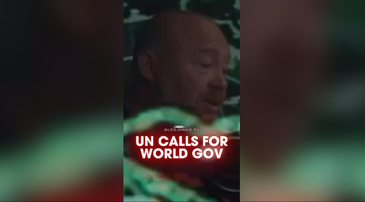 Alex Jones: UN Calls For World Government To Weaponize AI Against us - 9/27/24