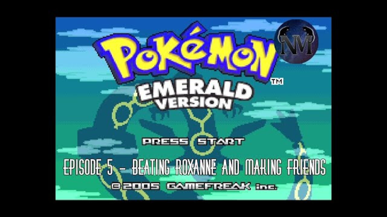 Pat Plays Pokemon Emerald Episode 5 : Beating Roxanne and Making Friends