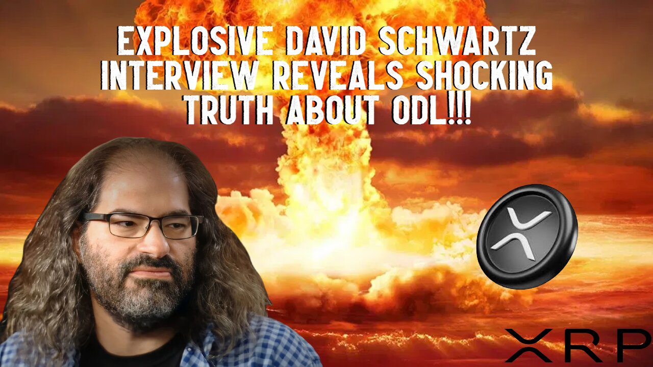 David Schwartz Reveals SHOCKING TRUTH About XRP ODL!!!