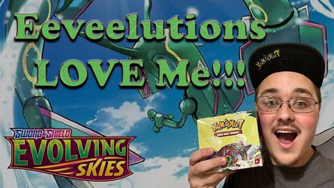 Eeveelutions LOVE ME!!! | I Open The Newest Pokemon Card Set: Evolving Skies!!!