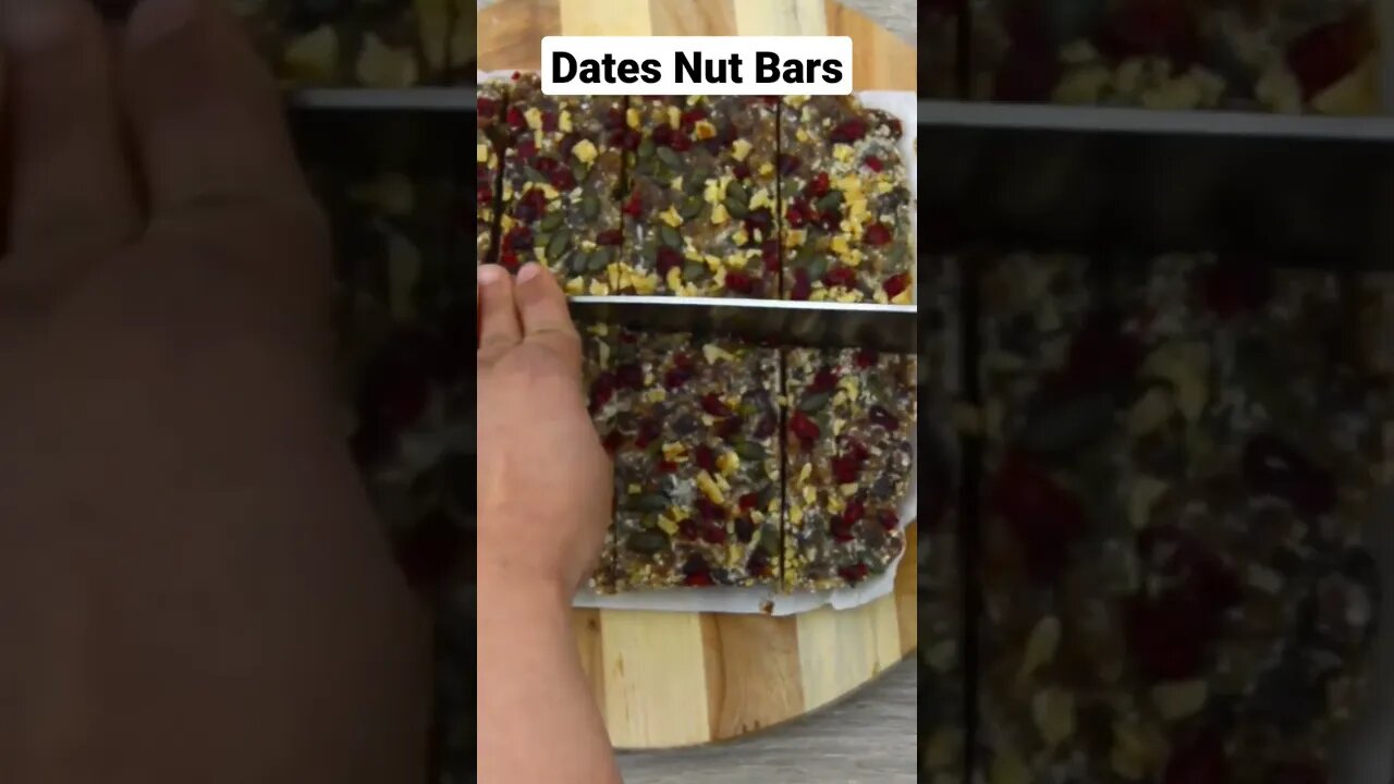 Dates Nut Bars