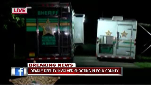 Suspect dead after deputy-involved shooting in Polk Co.